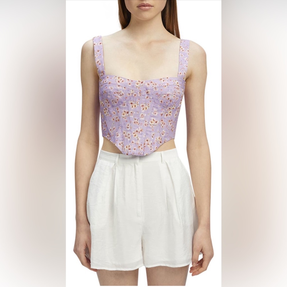 Bardot Lani Floral Corset Top- Sz 6